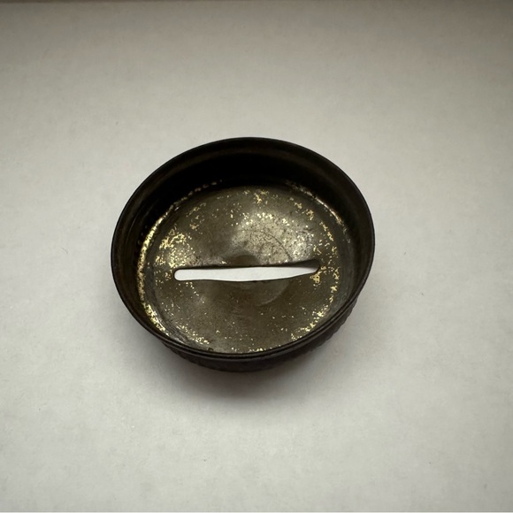 Vintage Hazel Atlas Glass Piggy Bank Brother Can You Spare A Dime? 8127 With Lid - Picture 7 of 11